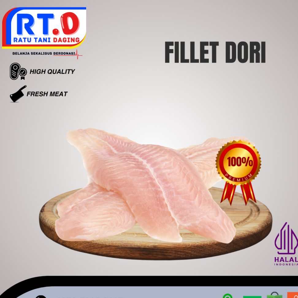 

fillet ikan dori 1kg / 1000gram / fillet ikan segar