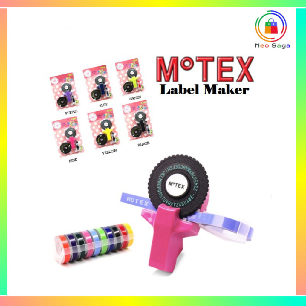 

MOTEX label dymo embossing label maker