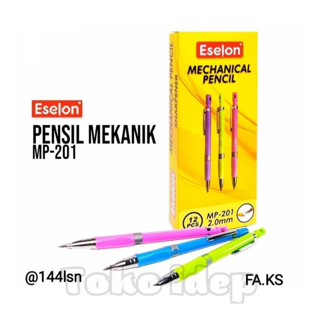 

Pensil Mekanik Eselon - 2.0mm / Mechanical Pencil / Pensil Mekanik Eselon MP201