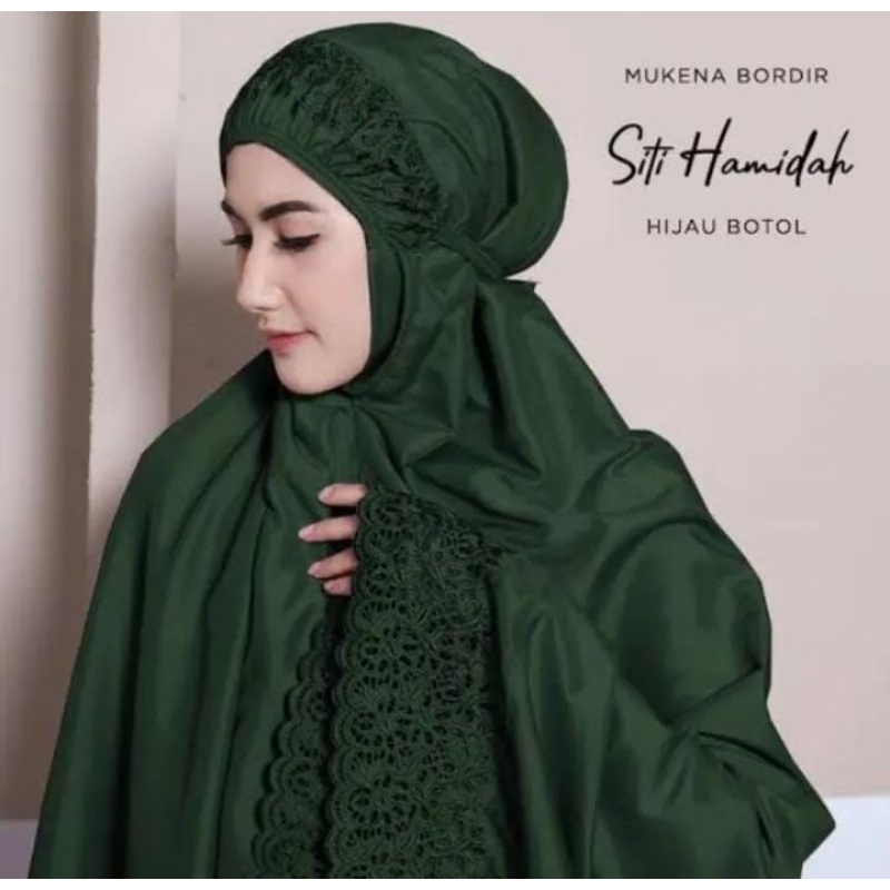 0Mukenah potongan untuk dewasa warna dongker