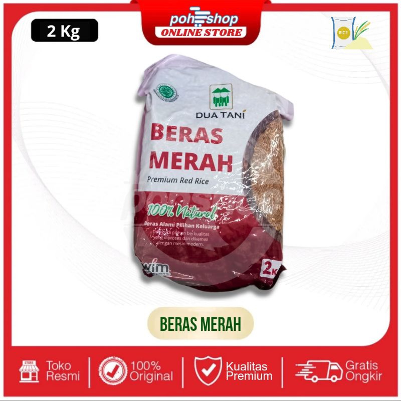 

[Dua Tani] Beras Merah 2 kg