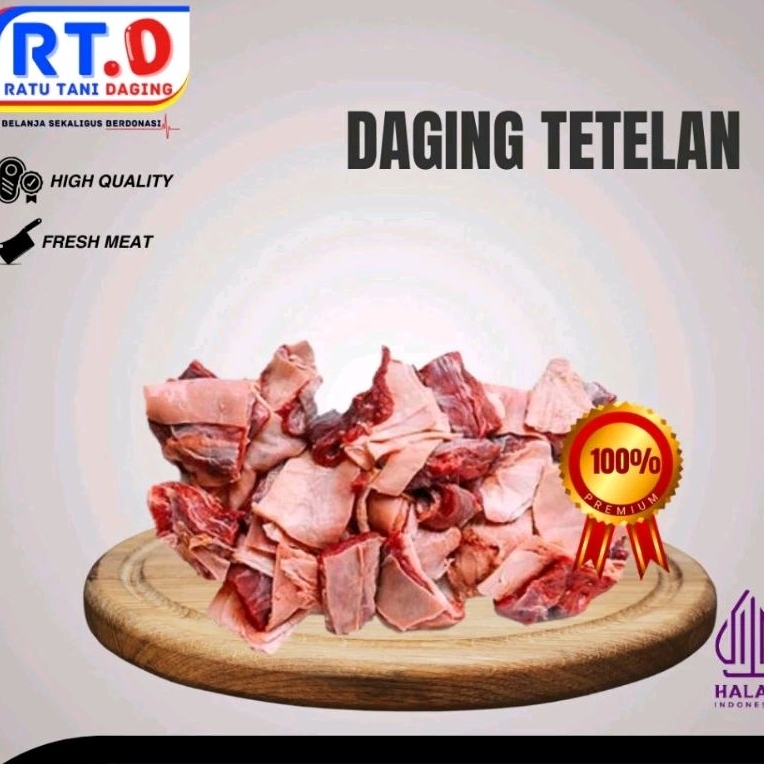 

daging tetelan sapi 1000gram / 1kg