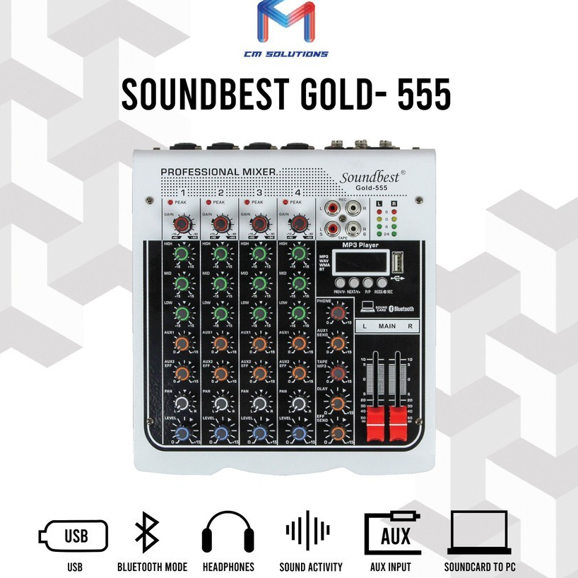 Mixer  Audio SOUNDBEST GOLD 555 4 channel