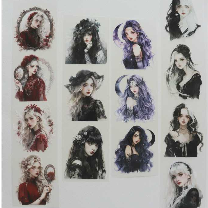 71Poysjournal Fesyen Gothic PET Tape Sticker - (Indonesian Brand) 3