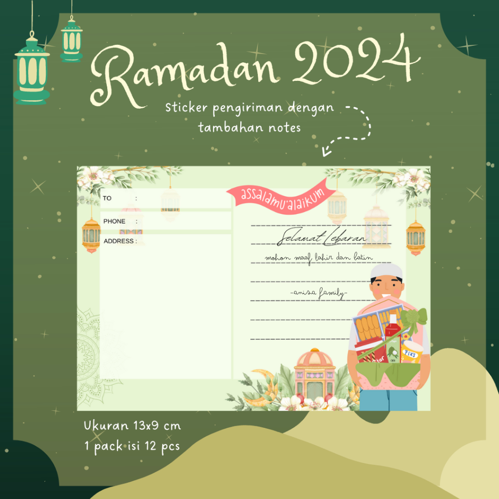 

STICKER PENGIRIMAN LEBARAN 2024 (ISI 12 PCS)