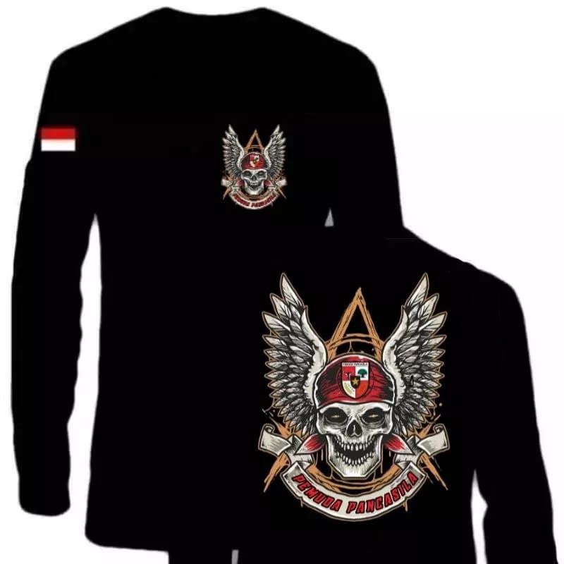 KAOS TANGAN PANJANG PEMUDA PANCASILA SLAYER MERAH