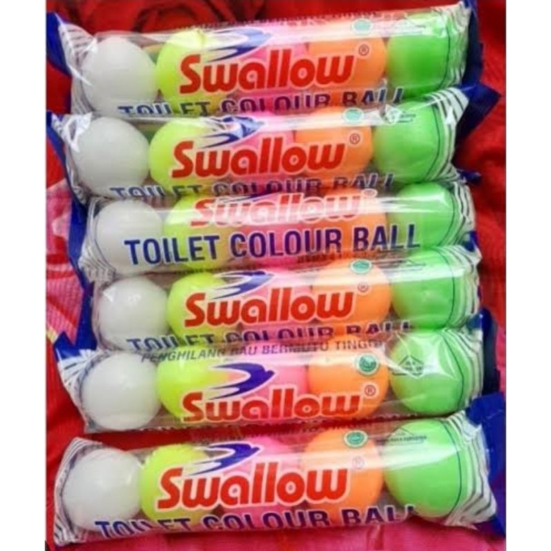Swallow Kamper Toilet Colour Ball Isi 5 Pcs / Kamper Swallow Seagull Colour Ball