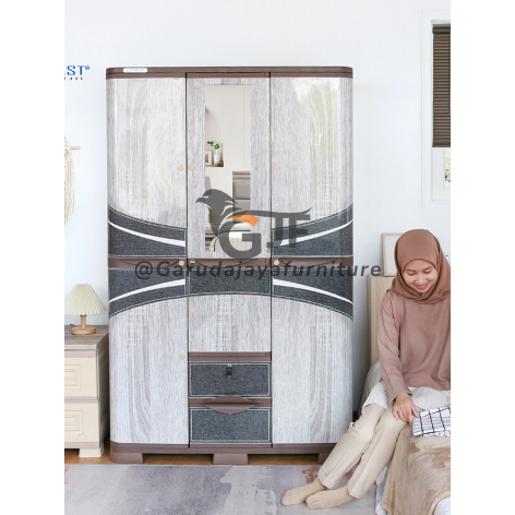 LEMARI PAKAIAN PLASTIK OLYMPLAST 2 PINTU DAN 3 PINTU / LEMARI PLASTIK 3 PINTU/LEMARI PLASTIK /PENYIM