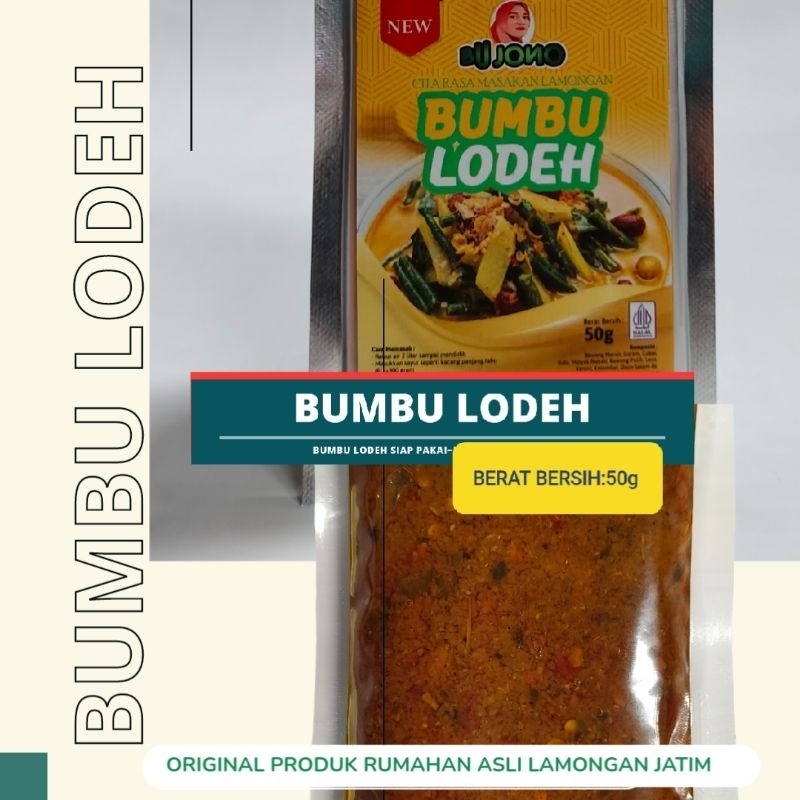 

Bumbu lodeh Bu Jono 50 gram bumbu lodeh siap pakai