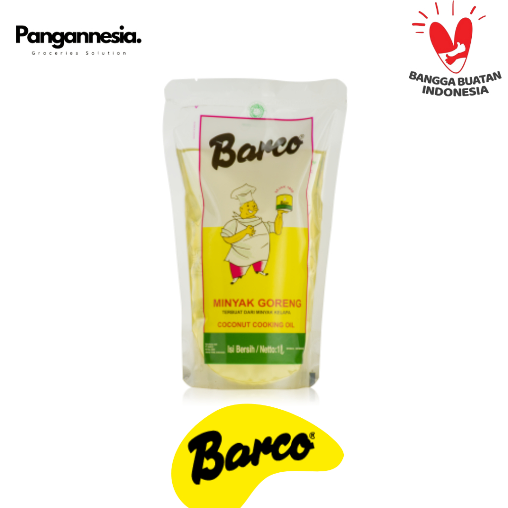 

Barco - Minya Kelapa / Coconut Oil 1 Liter (Pouch)