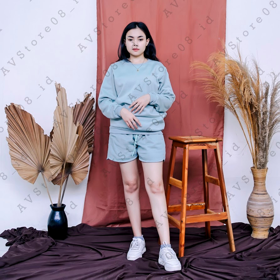 ONE SET SWEATER WANITA SETELAN KOREAN STYLE KEKINIAN / ONE SET WANITA KOREAN STYLE / ONE SET SWEATSH