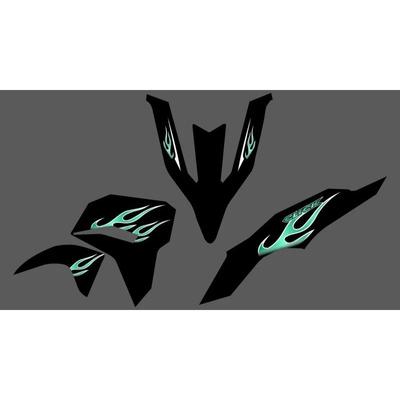 STRIPING TRANSPARAN VARIO NEW GEN 2 125 MOTIF API TYPE 3