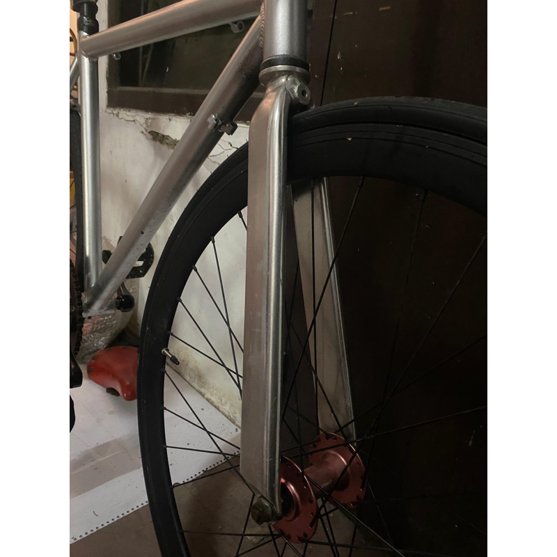 FORK SEPEDA FIXIE FOLKER CHROME