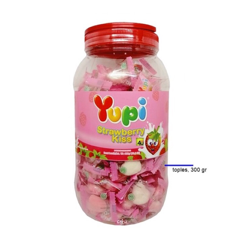 

Yupi Strawberry Toples 300gr