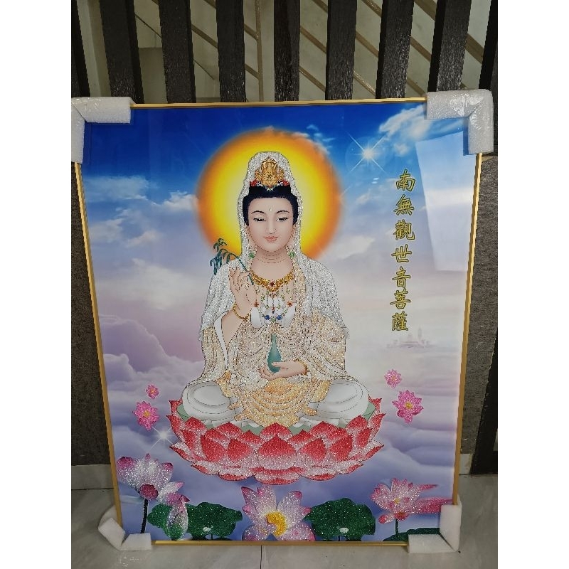 lukisan dewi kwan im porcelain diamond 5d