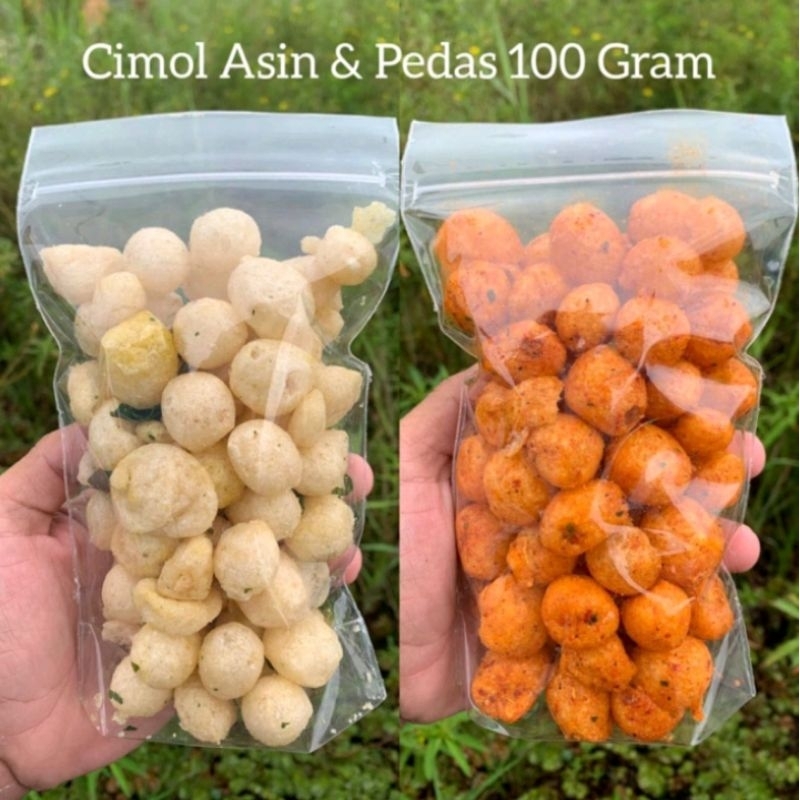 

SNACK 10RIBUAN‼️ CIMOL KERING ASIN/PEDAS KEMASAN 100GR
