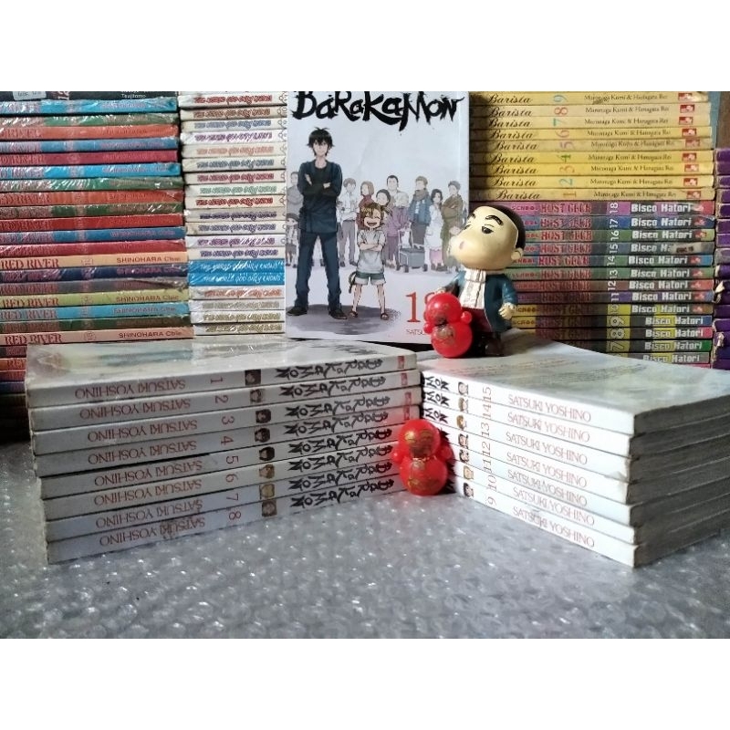 Komik Set Barakamon 1-18 (minus/tanpa no.16&17) by Satsuki Yoshino.
