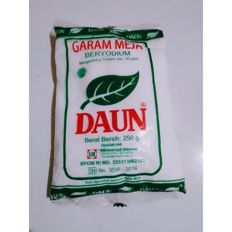 

Garam Daun Beryodium/Garam Dapur 250 gram