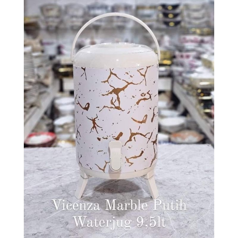 VICENZA WATER JUG MARBLE 9.5 liter