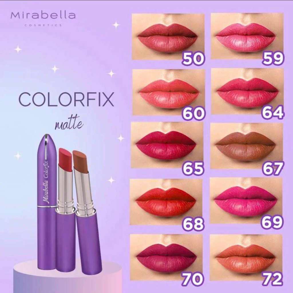 Mirabella Colorfix Matte Lipstick | Lipstik