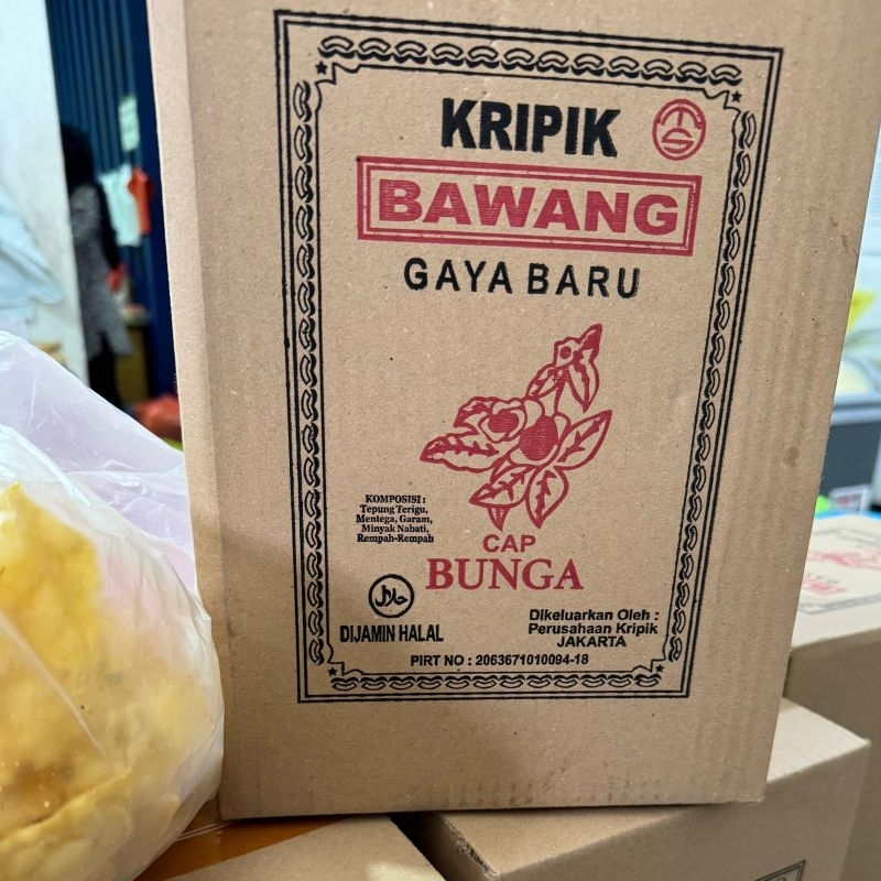 

Keripik Bawang Gaya Baru ±800gr