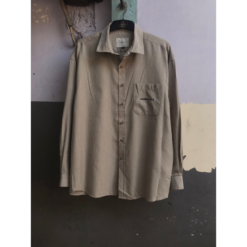 kemeja diamond layla stripe preloved