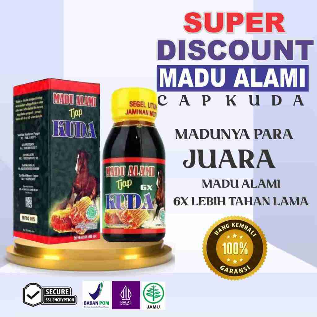 

Madu Alami Cap Kuda Original