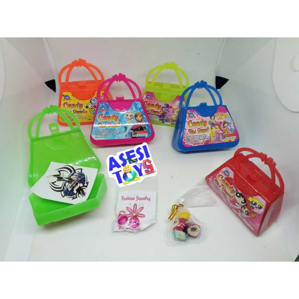 

permen anak warung rasa mints tas lucu imut 20pcs