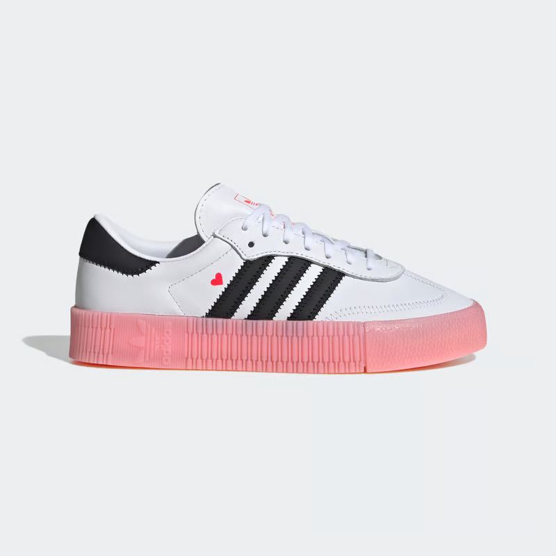 ADIDAS SAMBAROSE VALENTINE WHITE PINK