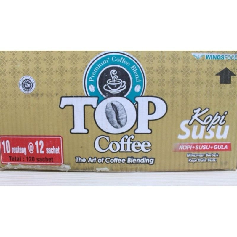 

Top Coffee Kopi Susu Sedus isi 10 Renceng=120 Sachet @31g