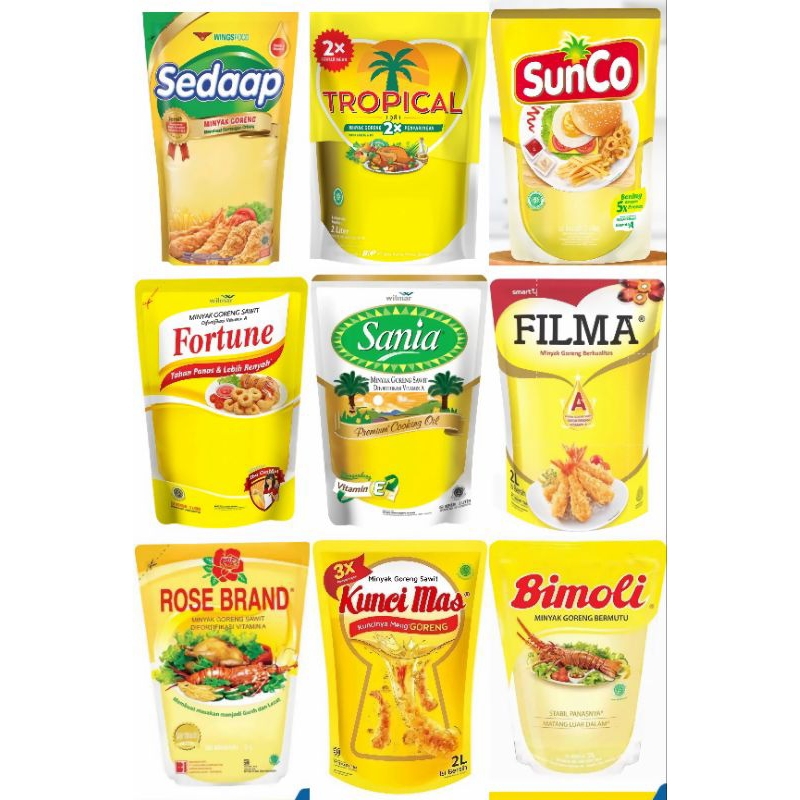 

Minyak Goreng 2 Liter Berbagai Macam Merk