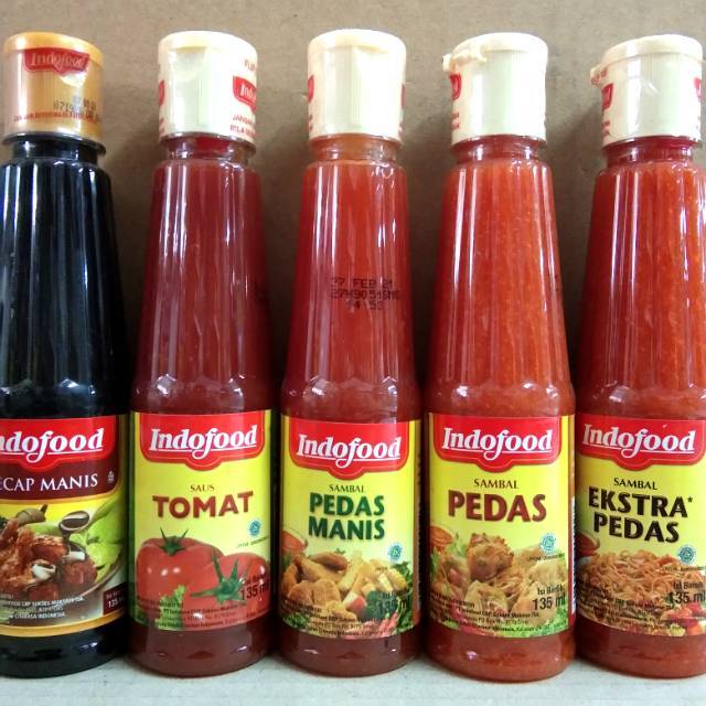 

Kecap Manis Saus Tomat Saos Sambal Botol Indofood dan ABC 135ml