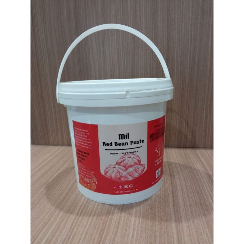 

Mil Red bean Paste 1kg / Pasta Kacang Merah 1kg / Isian Bakpao/ Roti