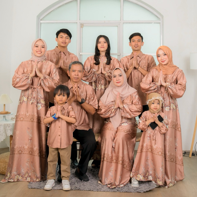 Rifanyhijab Ceisya EidSeries Sarimbit Family Set Couple Seragaman Keluarga