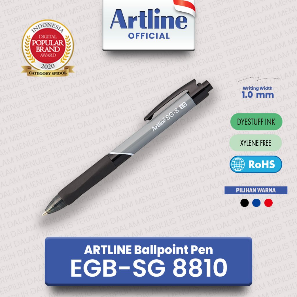 

ARTLINE Ballpoint Pen Pulpen 1.0 mm EGB SG-8810