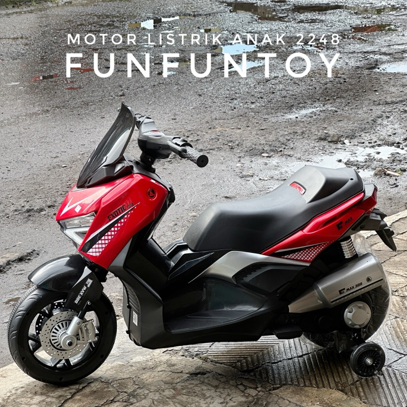 Mainan Motor Aki Anak Yamaha XMax exotic emt 2248