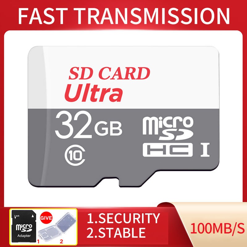 Kartu Memori SanDisk  32/64/128GB 100Mbps Micro SD Kartu Memori sd adaptor bebas kartu sd