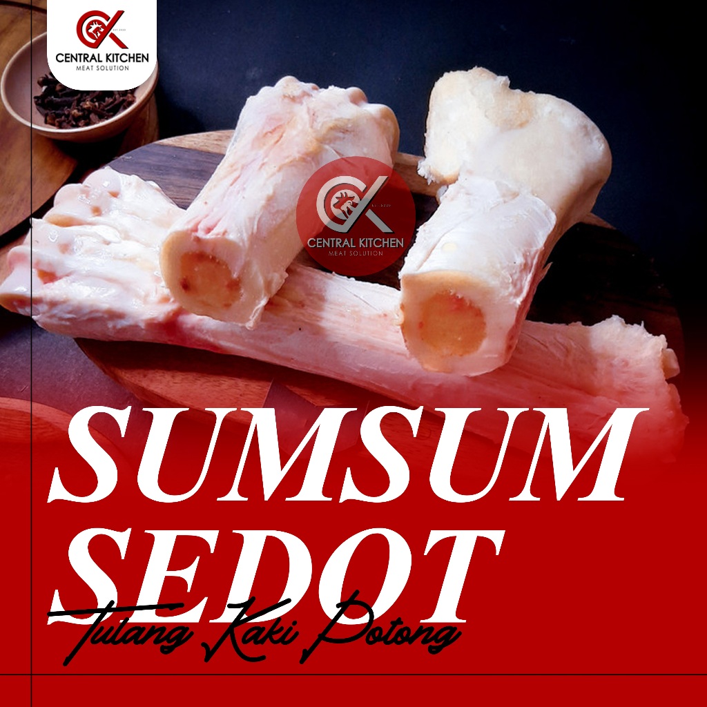 

Tulang Sumsum Kaki Sapi Potong Sedot bone marrow