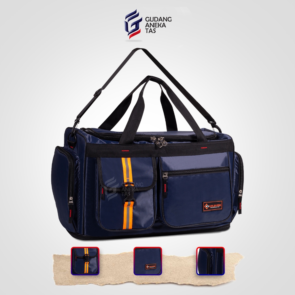 TAS TRAVEL GOLDVERS JUMBO BESAR PAKAIAN MUDIK PRIA WANITA