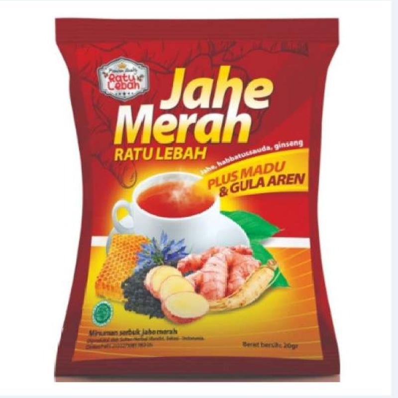 

PROMO!!!Jahe Merah Super Ratu Lebah plus Madu dan Gula Aren Harga [ Per SACHET ] Harga Grosir I Original