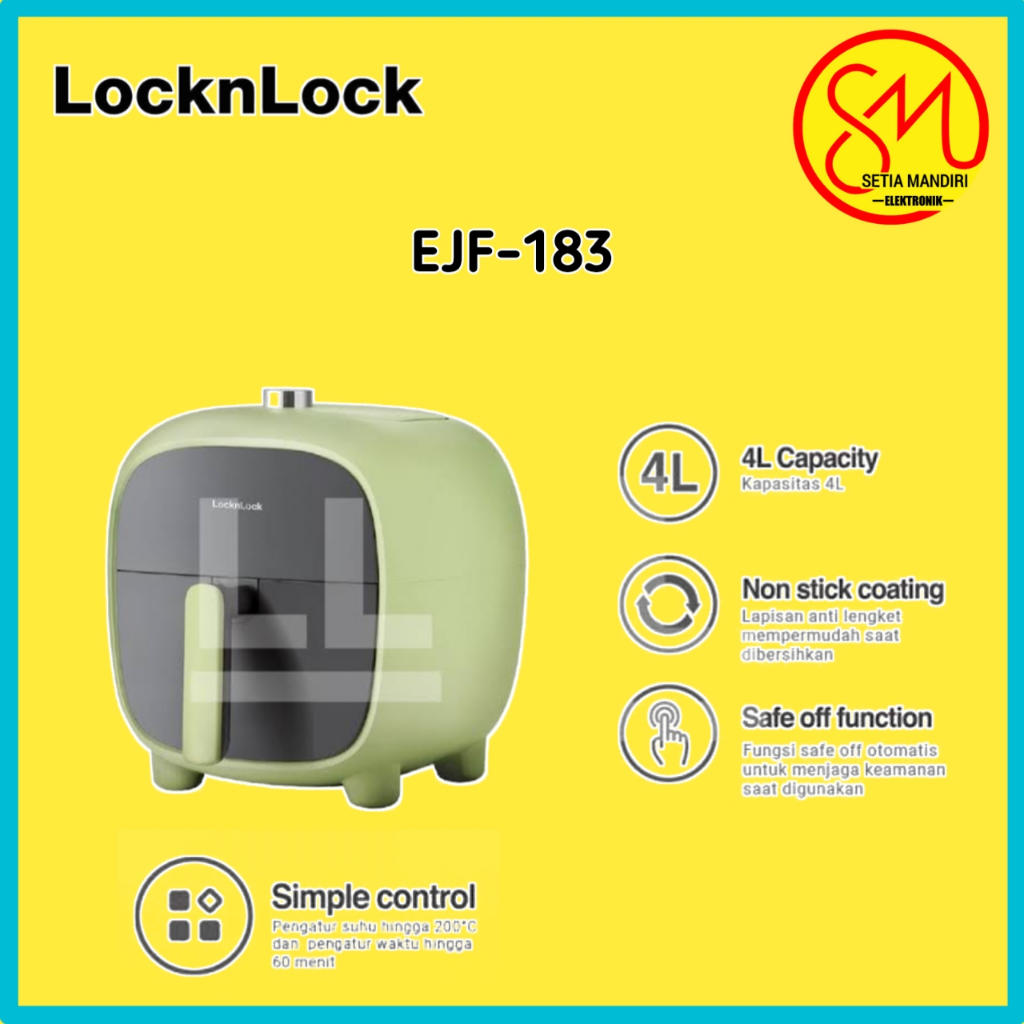 LocknLock Cozy Air Fryer 4L - EJF183