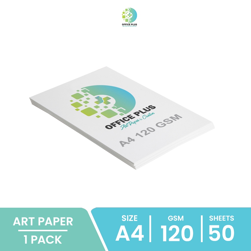 

Kertas Art Paper 120 GSM 1 Pack/50 Lembar (Min Order 5 Packs) - High Quality