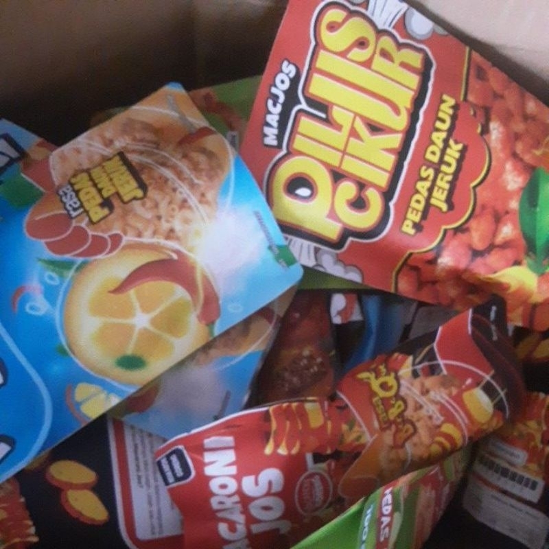 

macjos macaroni pilus cikur dan basreng