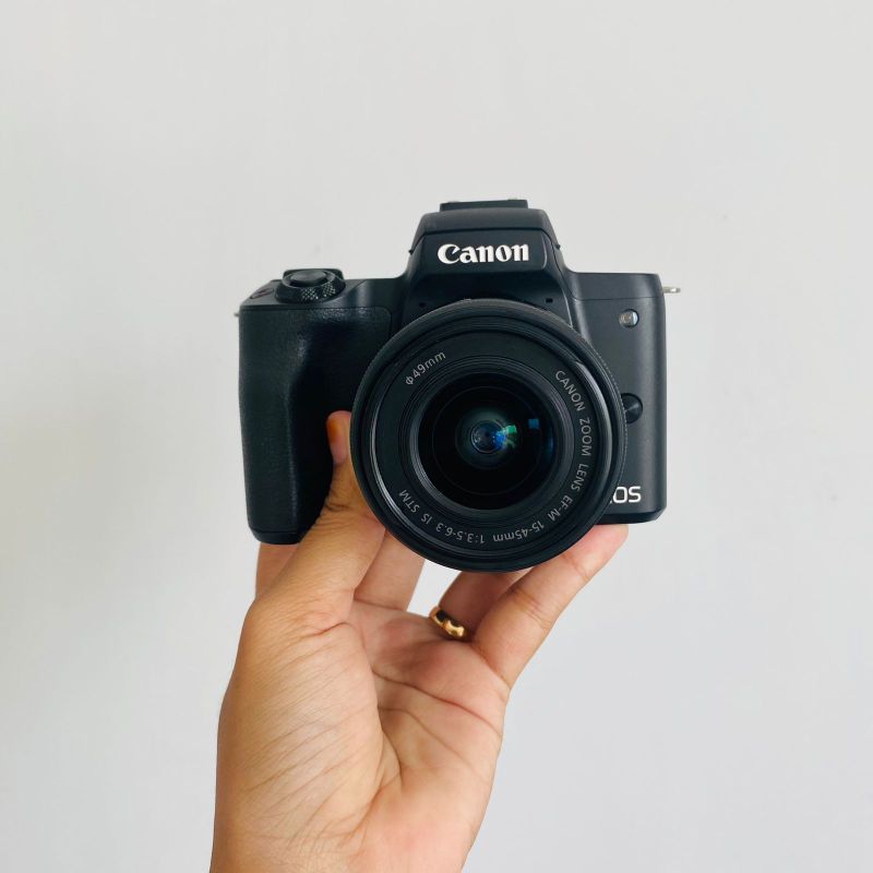 Canon m50 Kit Second Kamera Mirrorless Mulus Siap Pakai