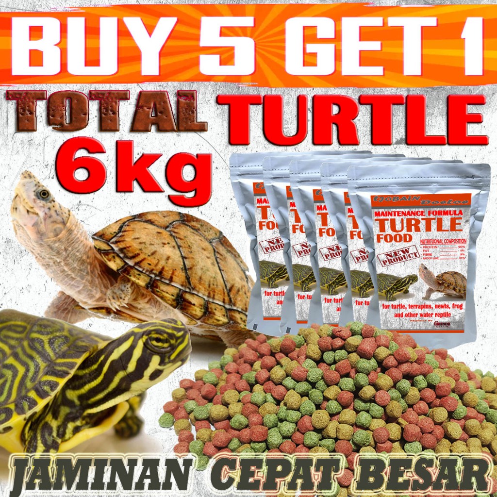 PELET PAKAN KURA-KURA AIR BRAZIL RES CST AMBON TURTLE FOOD MAKANAN KURA ALIGATOR PIPUT MONBI RAZOR H
