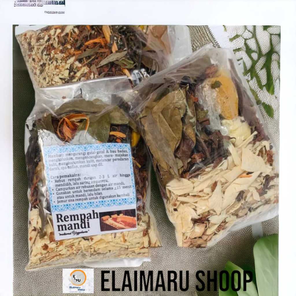 Daun Rempah Mandi Tradisional Untuk Spa Mandi Uap
