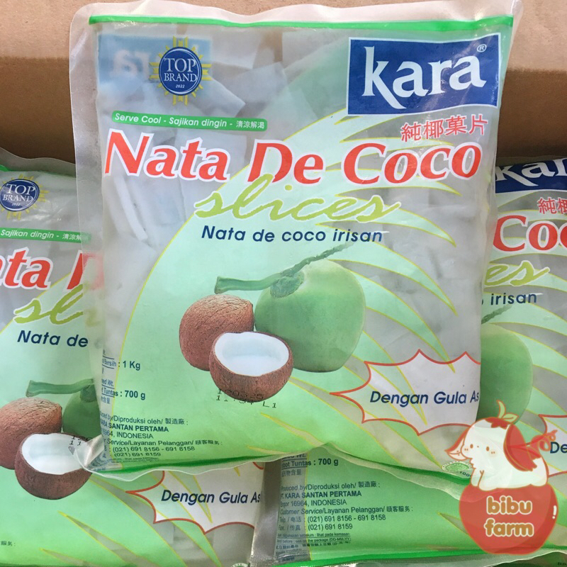 

Nata De Coco Slices Irisan Kara Berat 1 Kilogram