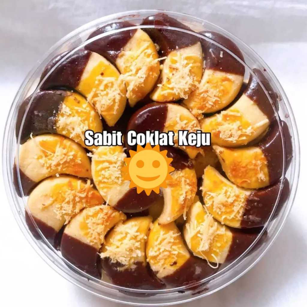 

kue kering sabit coklat keju