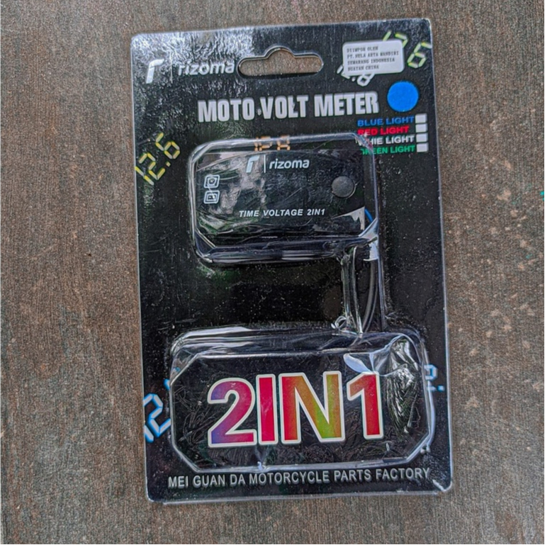 Voltmeter Motor200 Voltmeter Amper Aki Digital