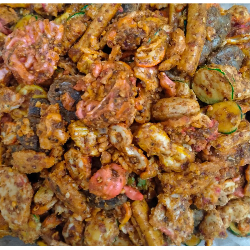 

Kerupuk Bumbu Kacang | Kucang 190gr | Cemilan pedas